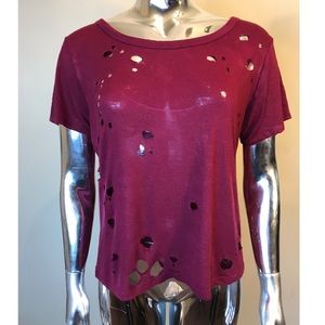Rue21 Loose Fit βHoleβ Top
